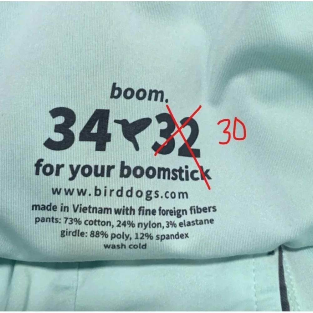 Birddogs Boom For your Boomstick Men's Gray Casual Pants Size 34x30